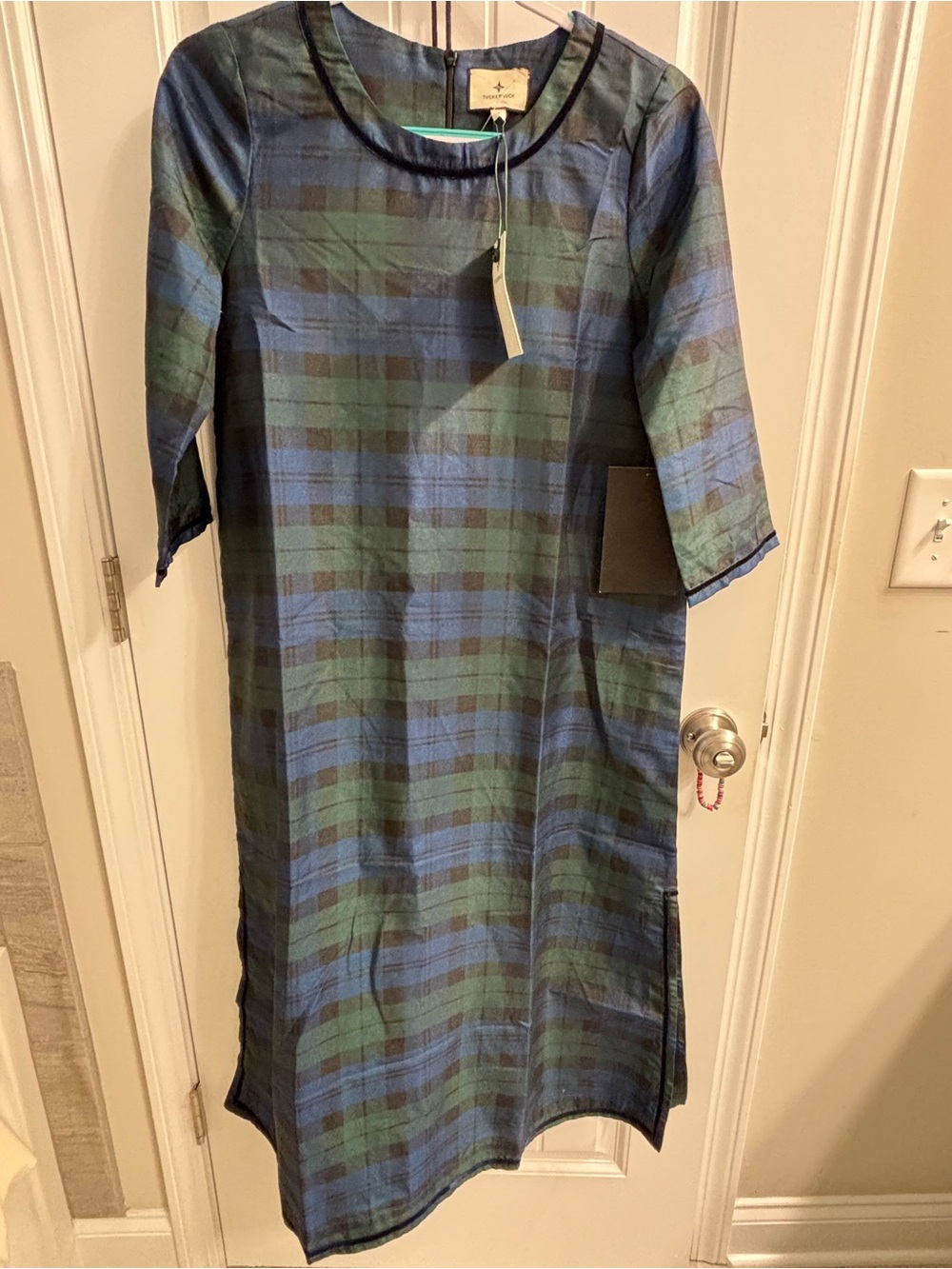 Tuckernuck Jamie plaid midi dress